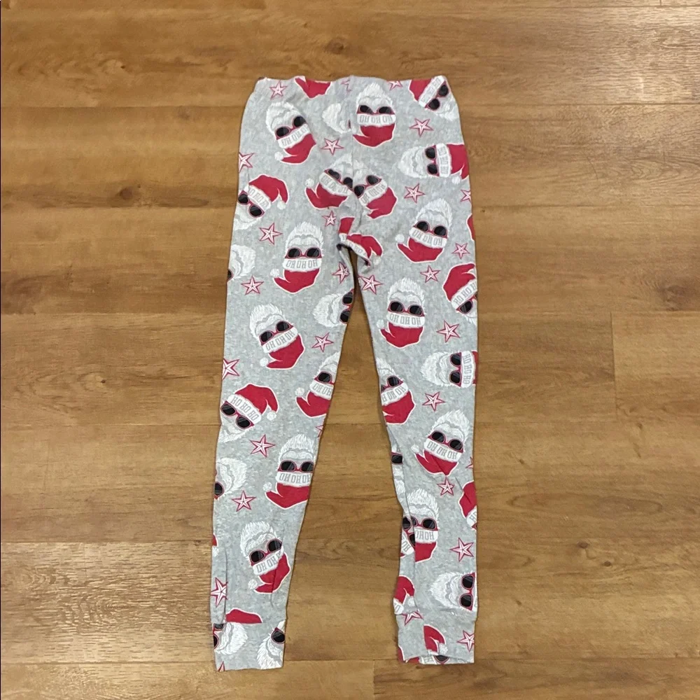 Place Gray‎ Cool Santa graphic sunglasses Print Leggings